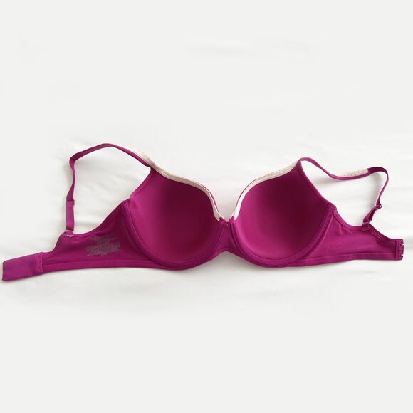 Victoria's Secret - Body by Victoria, Lined Demi 34DD Pink/Purple - Picture 3 of 4